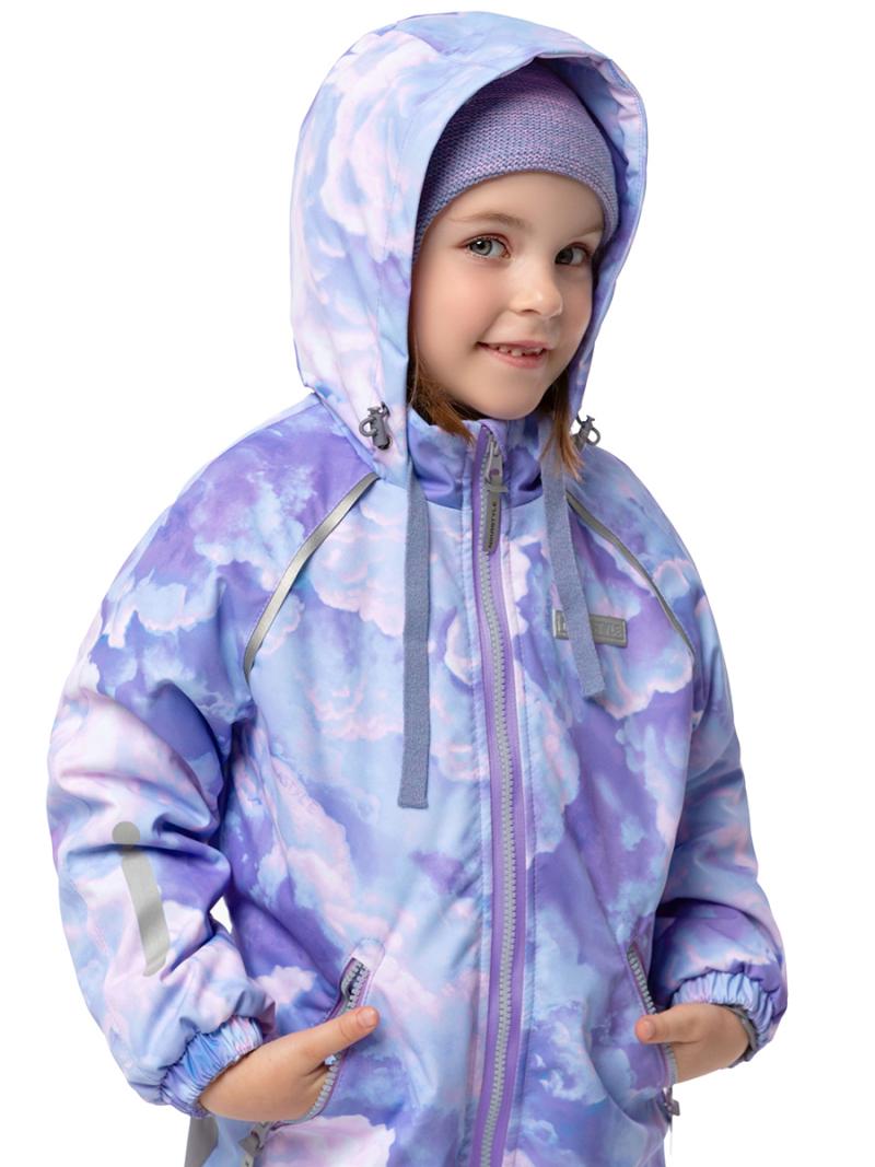 картинка Комбинезон утеплённый для девочки NIKASTYLE 8м0625 Сирень серый от магазина детских товаров ALiSa