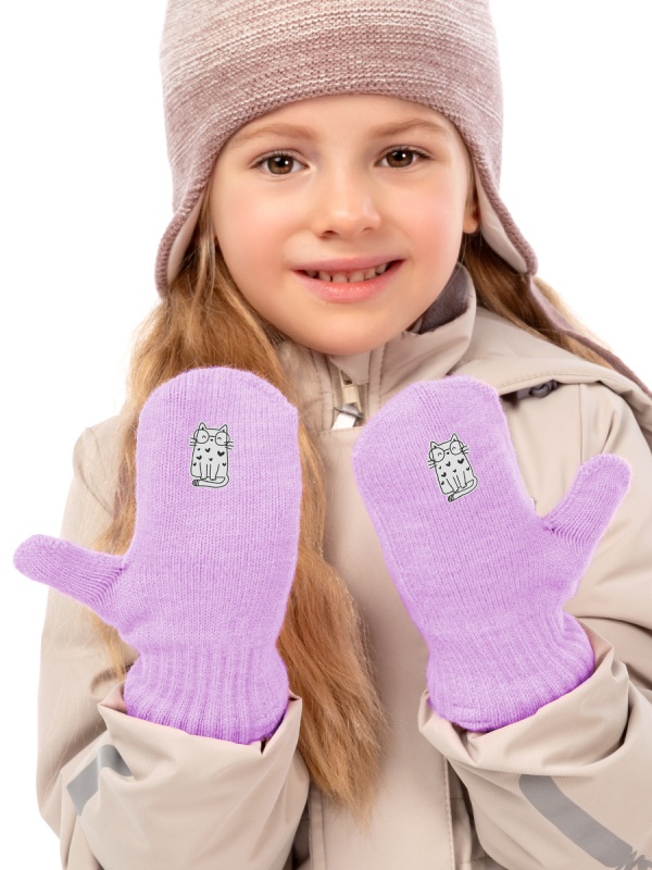картинка Варежки для девочки NIKASTYLE 14м12025 Сакура от магазина детских товаров ALiSa