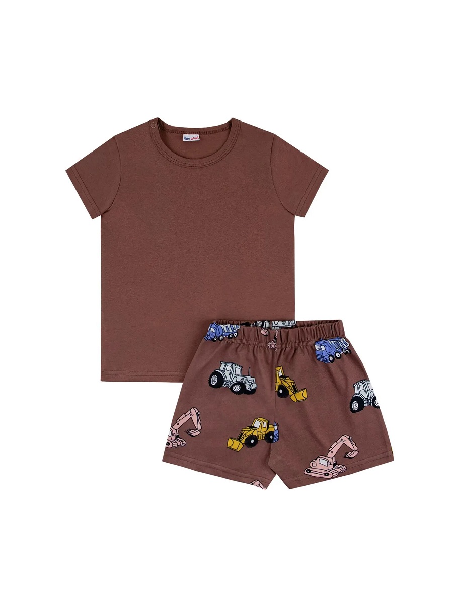 картинка Комплект для мальчика YLA 7941100701 Коричневый техника от магазина детских товаров ALiSa