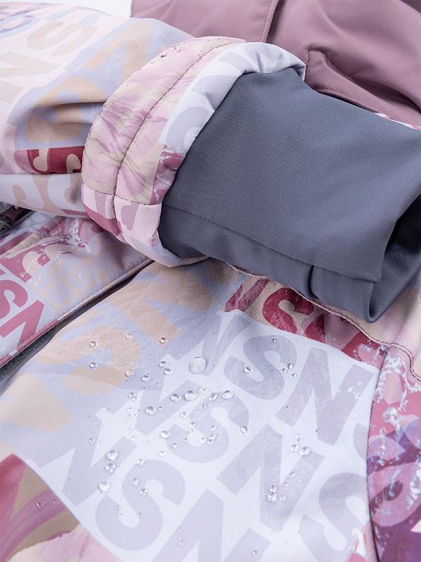 картинка Комбинезон зимний для девочки NIKASTYLE 8з2824 з24 Бежевый орхидея от магазина детских товаров ALiSa