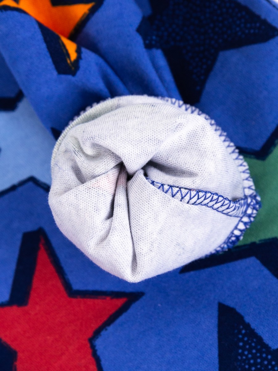 картинка Пижама для мальчика Baby Boom КС14/6-И Звёзды на синем + темно-синий от магазина детских товаров ALiSa