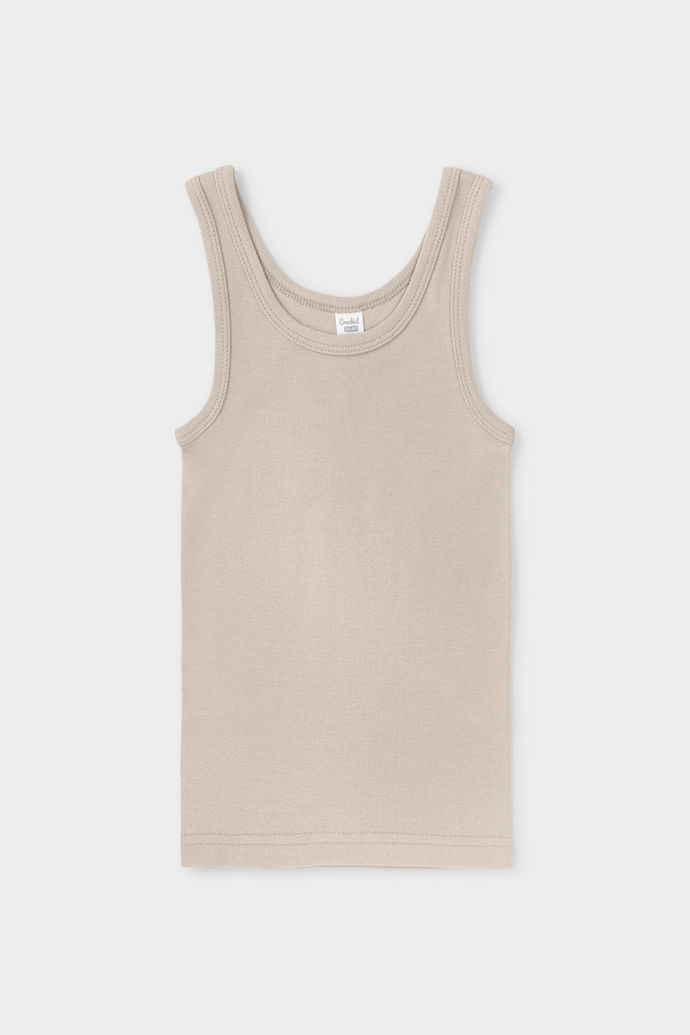 картинка Майка для мальчика Crockid К 1182 темно бежевый от магазина детских товаров ALiSa