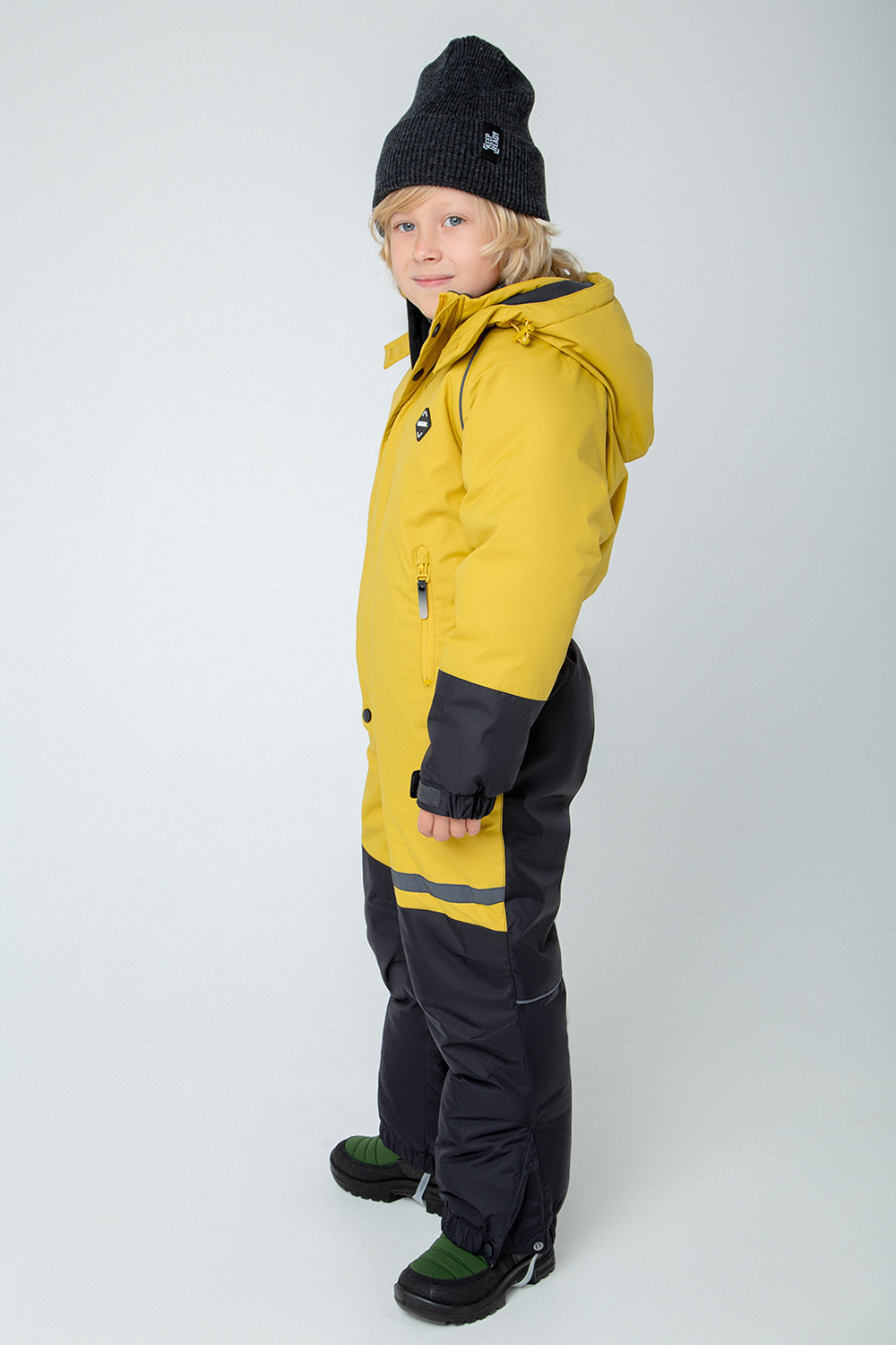 картинка Комбинезон зимний для мальчика Crockid ВК 60075/2 ГР от магазина детских товаров ALiSa
