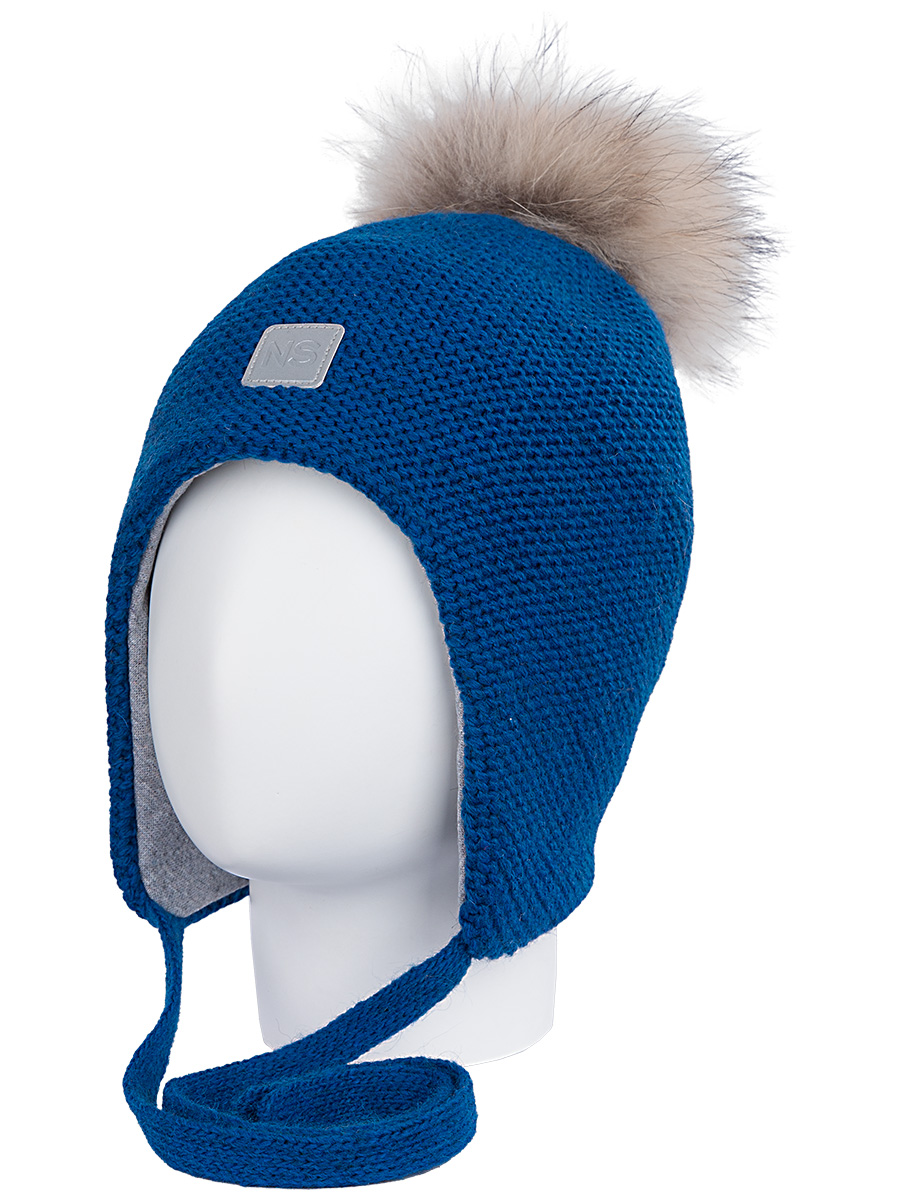 картинка Шапка утепленная для мальчика NIKASTYLE 11з10123 ультрамарин от магазина детских товаров ALiSa