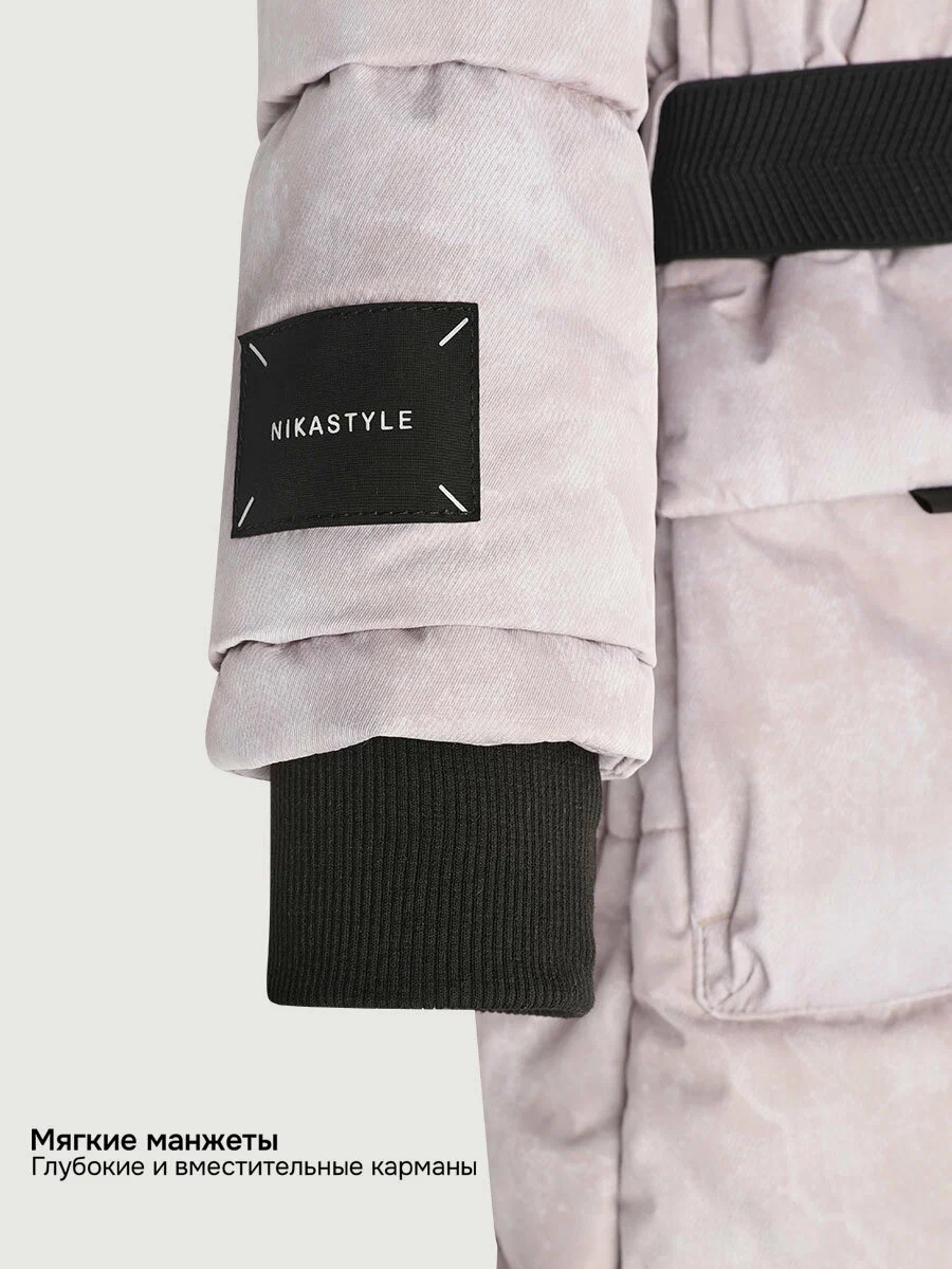 картинка Пальто для девочки NIKASTYLE 6з7425 Пудра от магазина детских товаров ALiSa