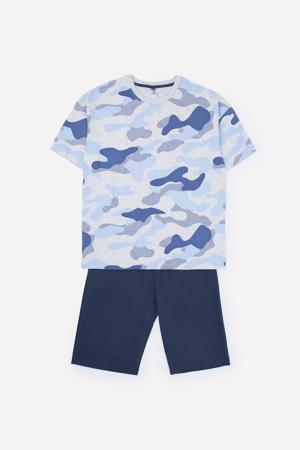картинка Комплект для мальчика КБ 2772 камуфляж на меланже + синий космос от магазина детских товаров ALiSa