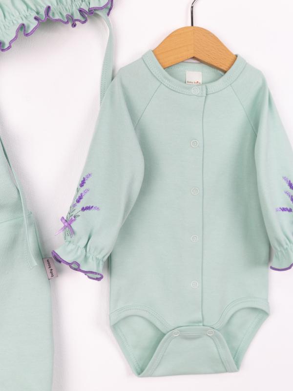 картинка Комплект для девочки Baby Boom КН179/4-И Лаванда + Зеленая пастель я738 от магазина детских товаров ALiSa