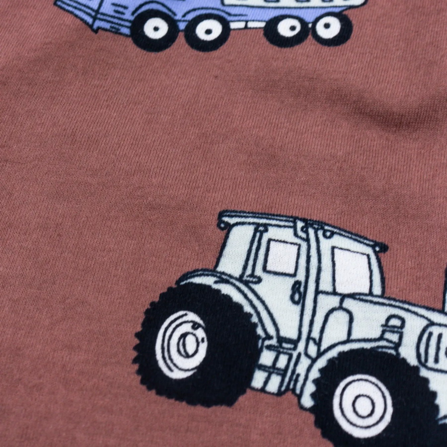 картинка Шорты для мальчика Youlala 0613102606 Коричневый автотранспорт от магазина детских товаров ALiSa