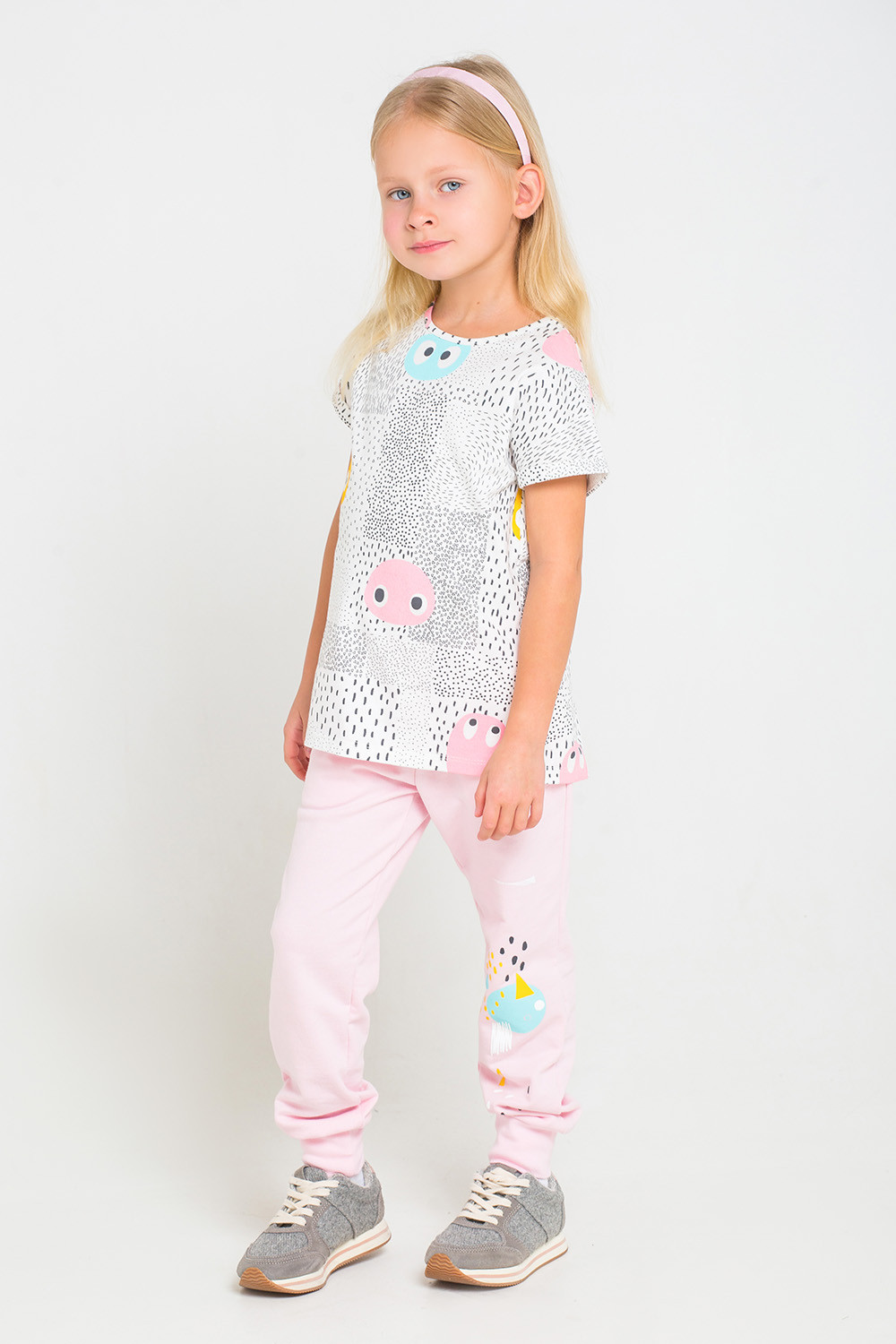картинка Брюки для девочки Crockid КР 4762 холодно-розовый к232 от магазина детских товаров ALiSa