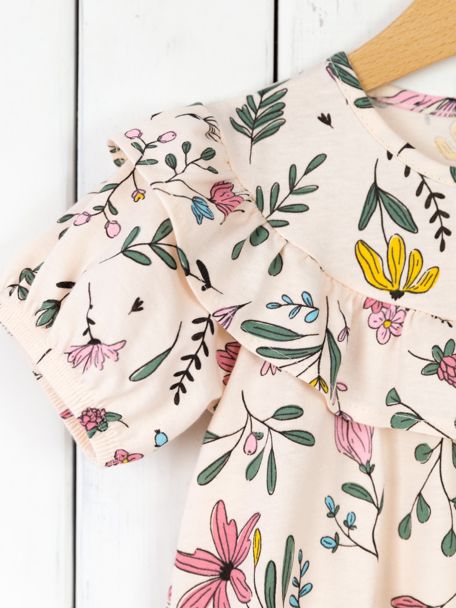 картинка Платье для девочки Baby Boom С192/2-К Цветочный сад от магазина детских товаров ALiSa