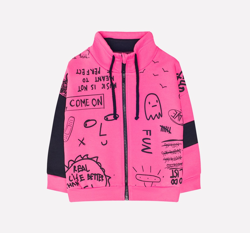 картинка Куртка для девочки Crockid КР 300818 ярко-розовый к229 от магазина детских товаров ALiSa