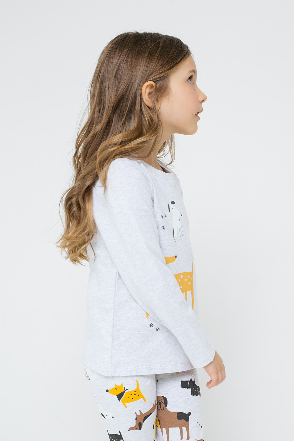 картинка Джемпер для девочки Crockid К 301392 светло-серый меланж к1272 от магазина детских товаров ALiSa