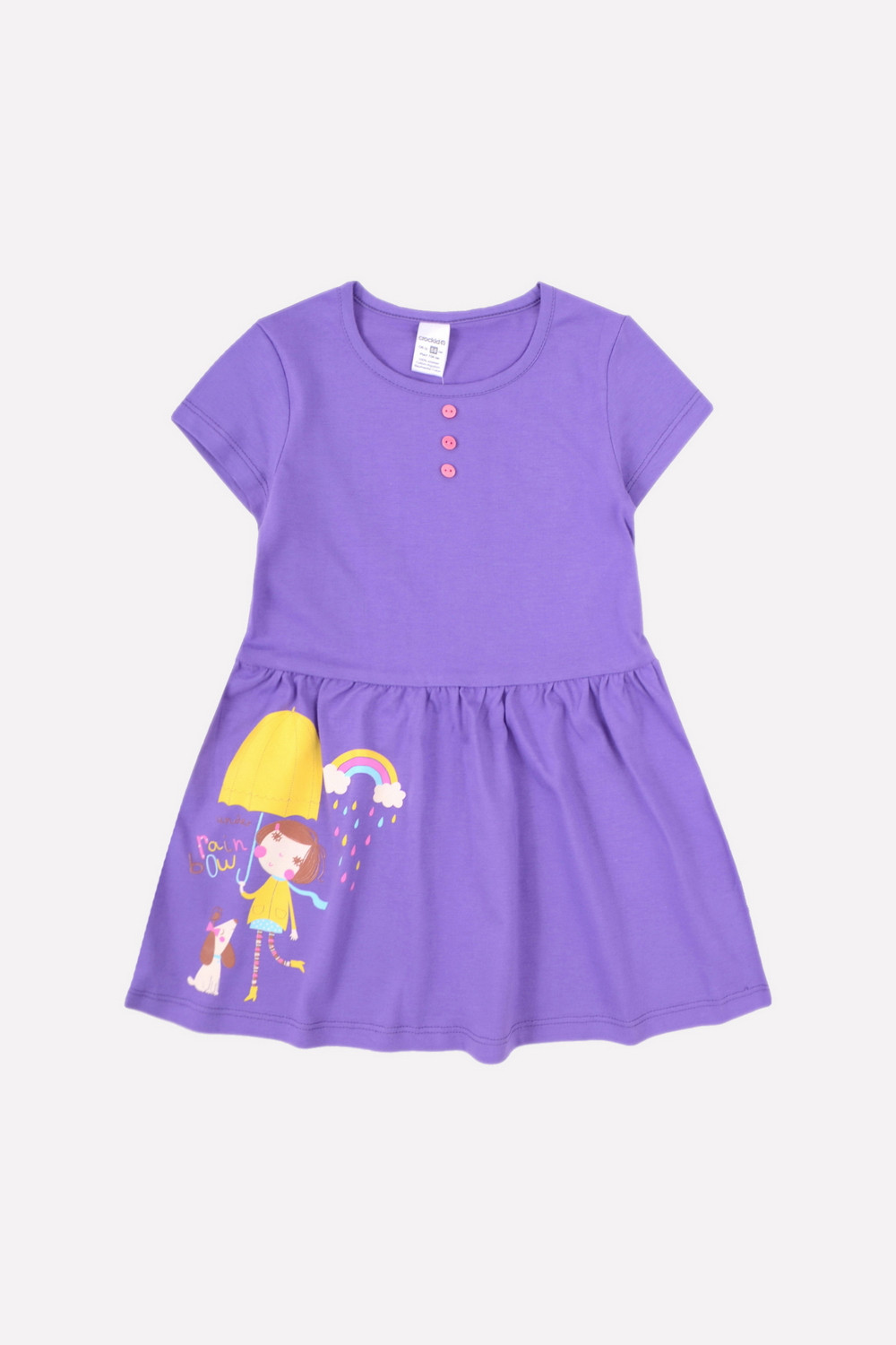 картинка Платье для девочки Crockid К 5756 фиолетовый от магазина детских товаров ALiSa