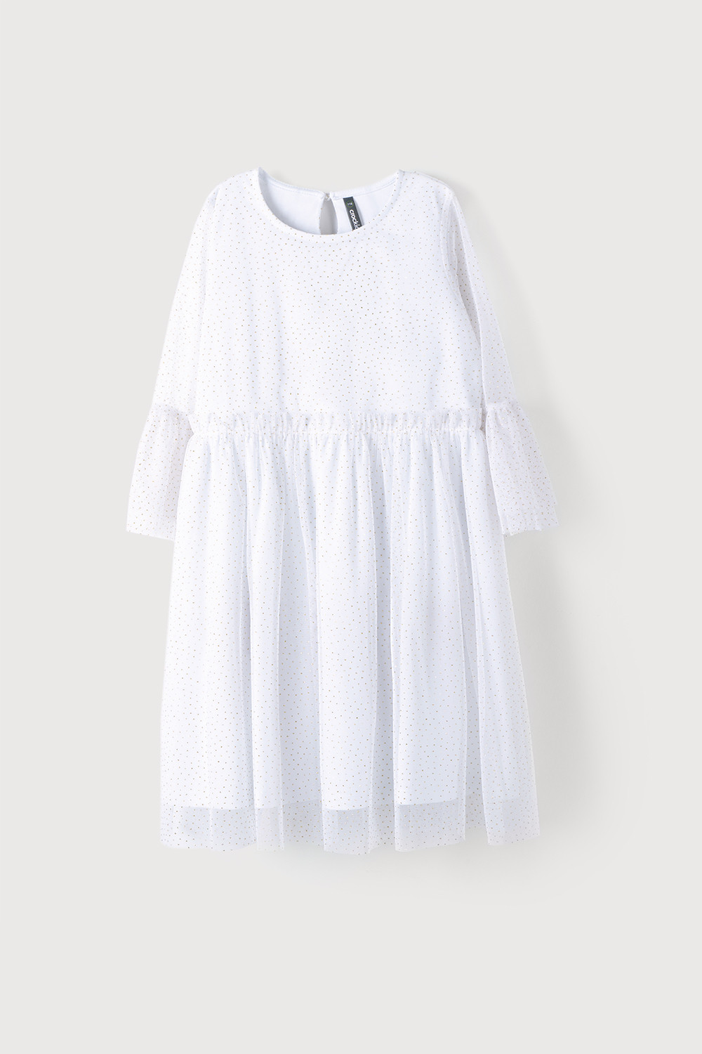 картинка Платье для девочки Crockid К 5579/2 белый от магазина детских товаров ALiSa