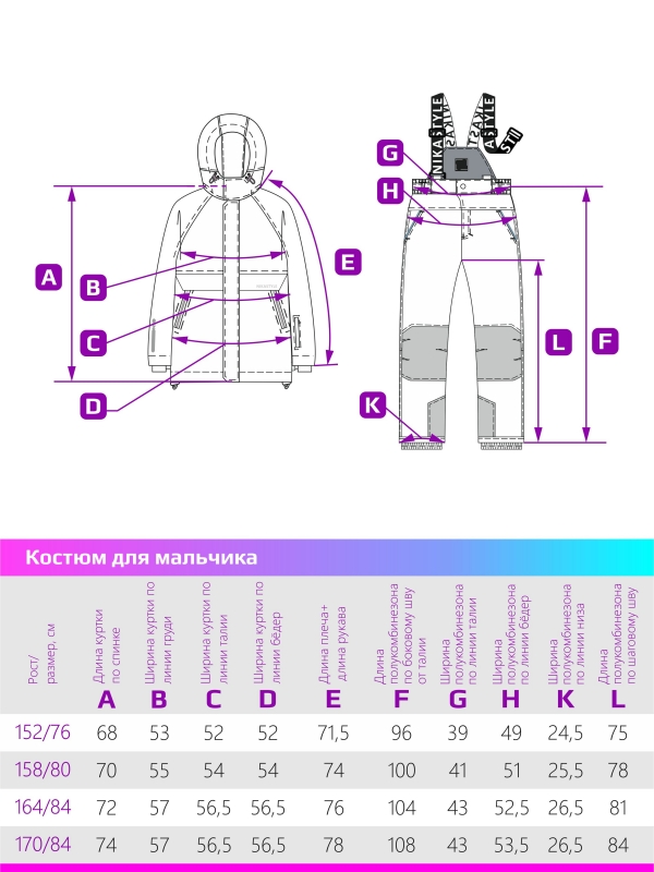 картинка Комплект зимний для мальчика NIKASTYLE 7з3124 Лед деним от магазина детских товаров ALiSa