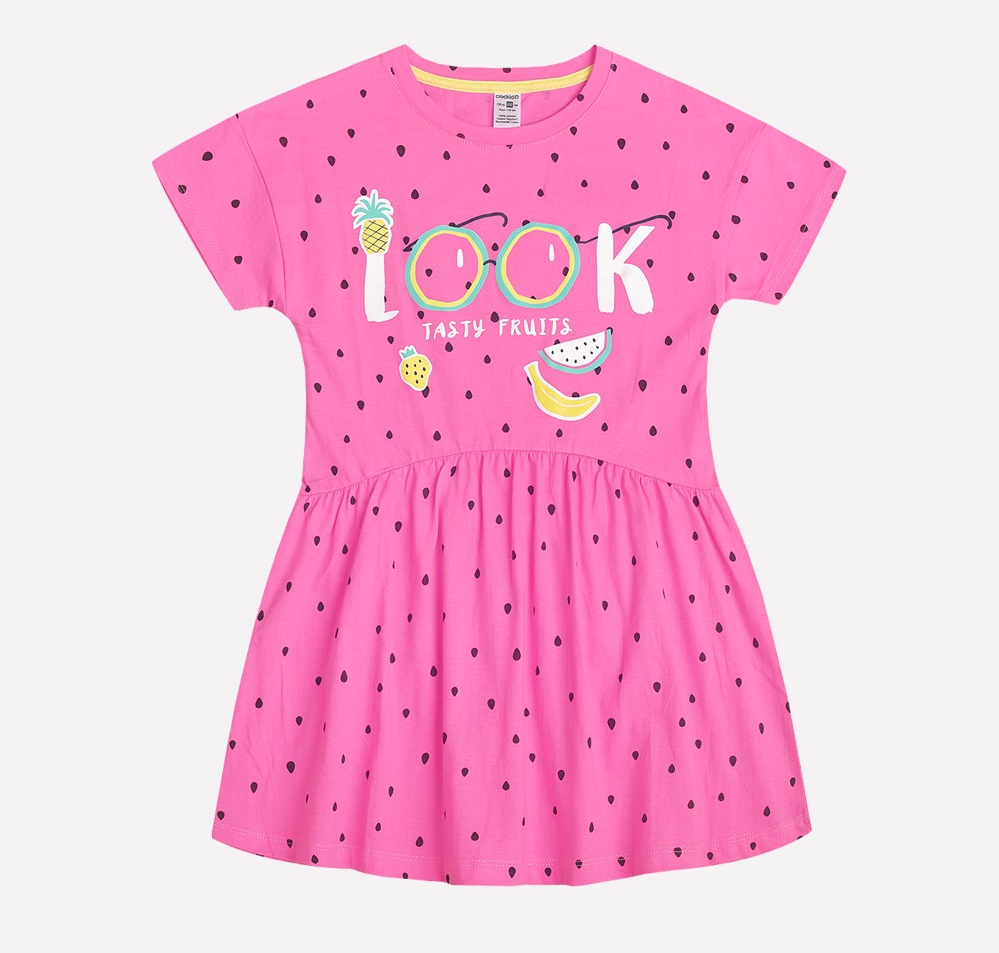 картинка Платье для девочки Crockid К 5493 арбуз на розовом облаке к1234 от магазина детских товаров ALiSa
