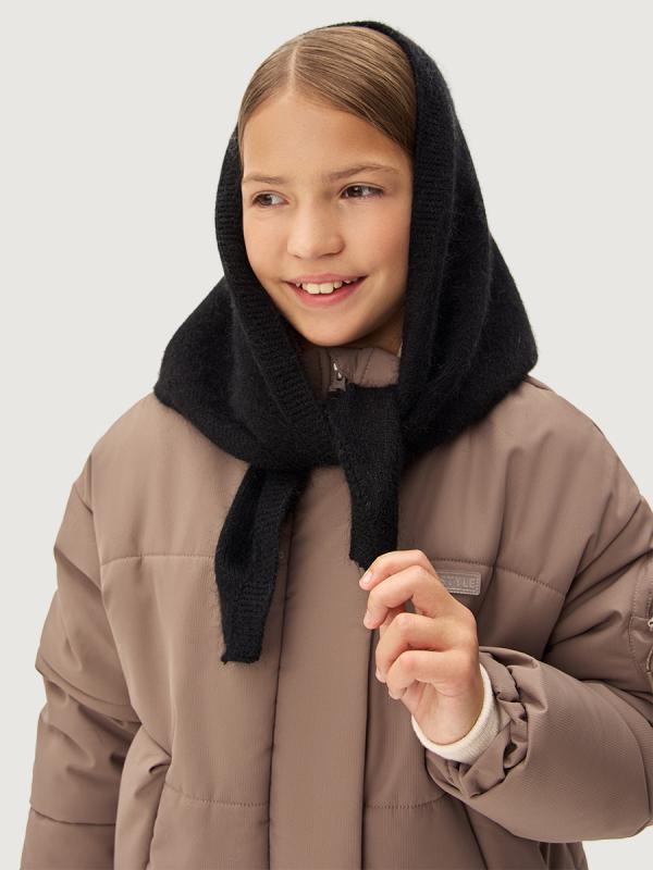 картинка Шарф косынка для девочки NIKASTYLE 17з16625 Черный от магазина детских товаров ALiSa