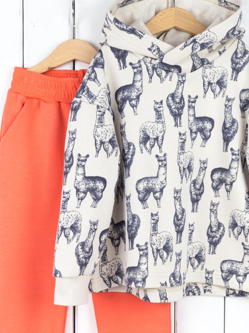 картинка Комплект детский Baby Boom КД476/1-Ф Ламы коралл от магазина детских товаров ALiSa