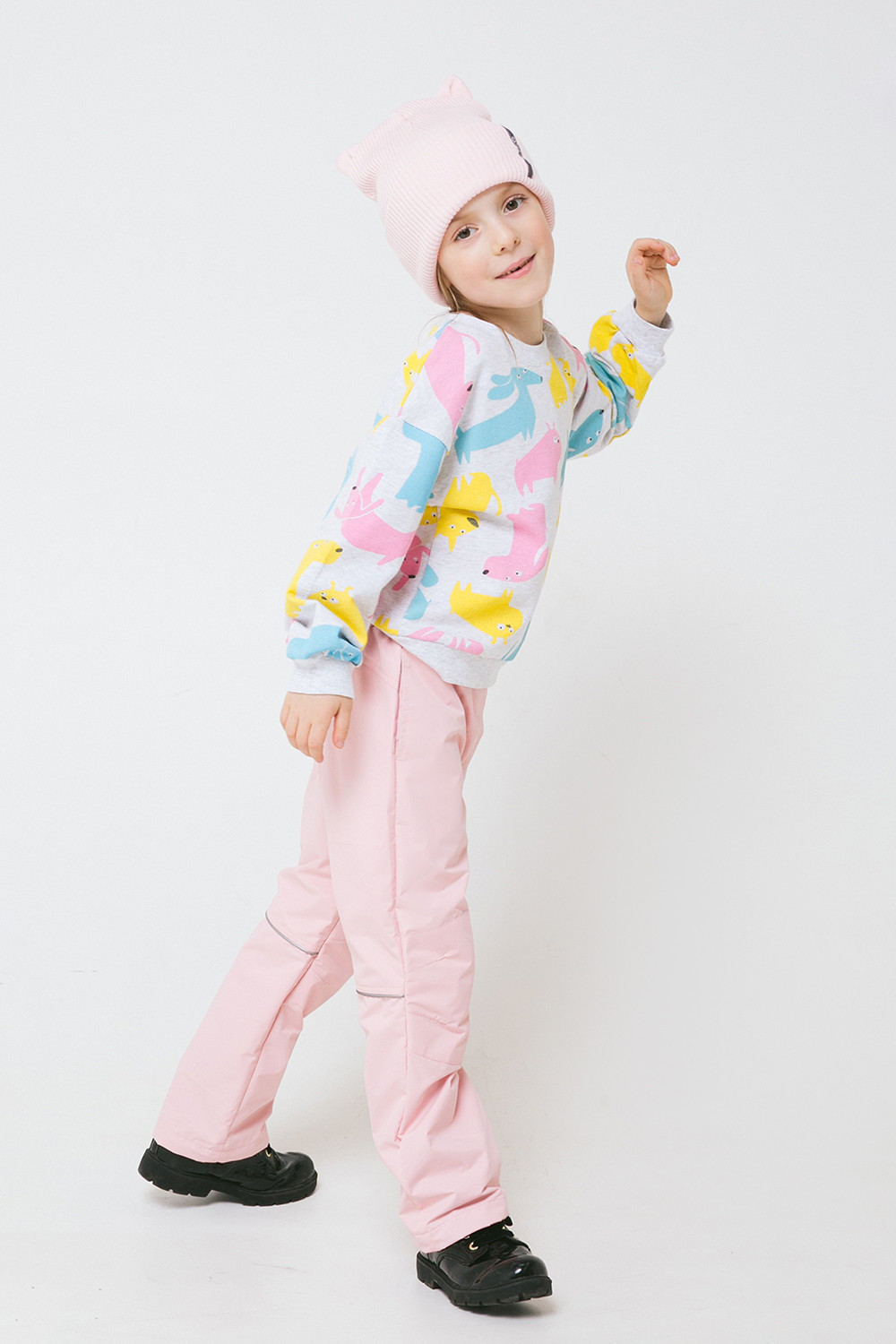 картинка Брюки ветровочные для девочки Crockid ВК 46018/15 УЗГ от магазина детских товаров ALiSa