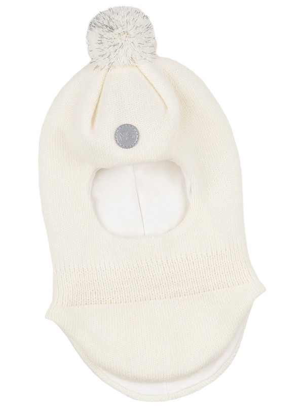 картинка Балаклава утепленная для девочки NIKASTYLE 10з15224 Молоко от магазина детских товаров ALiSa