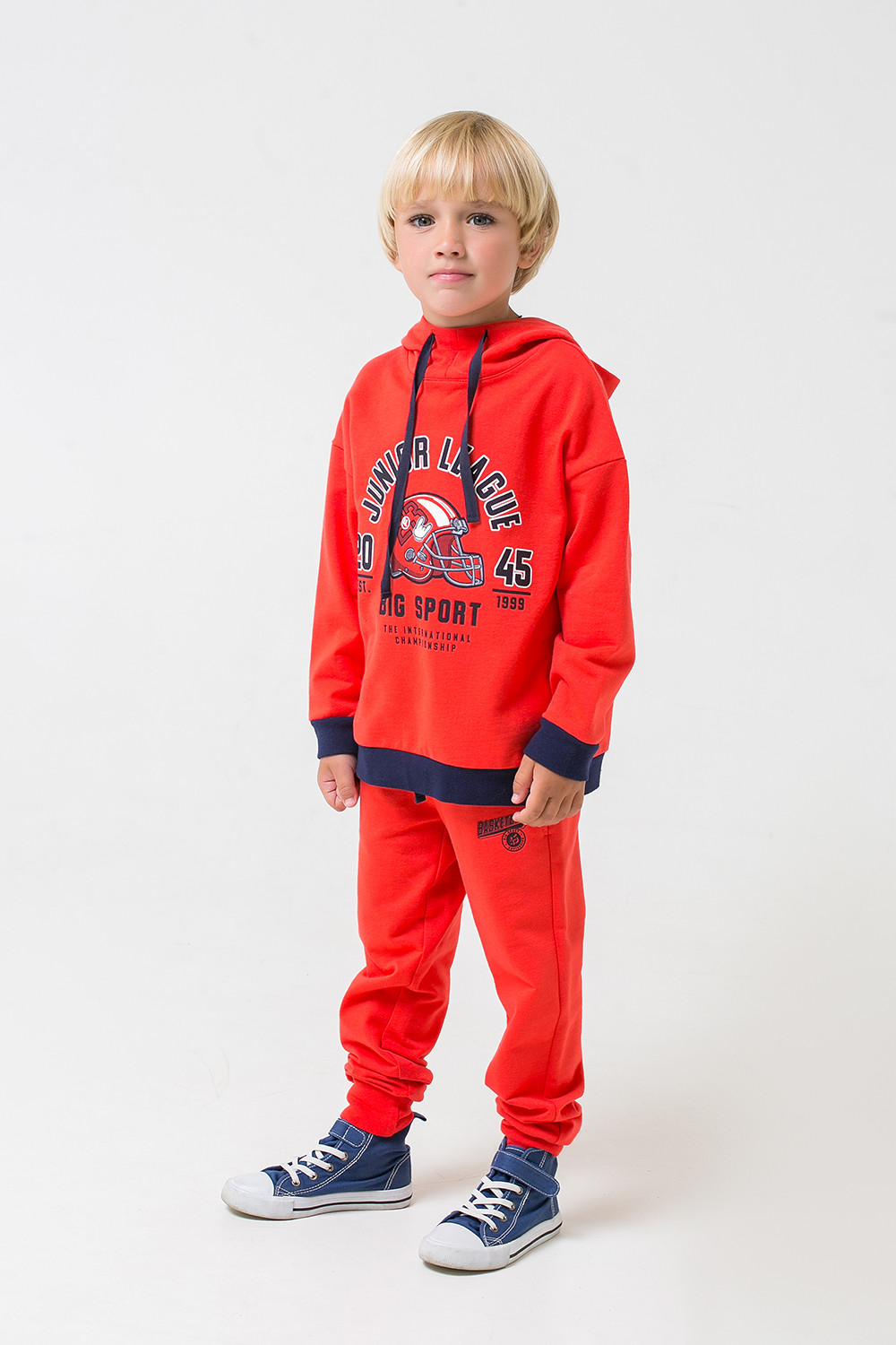 картинка Брюки для мальчика Crockid К 4995 ярко-красный к1259 от магазина детских товаров ALiSa