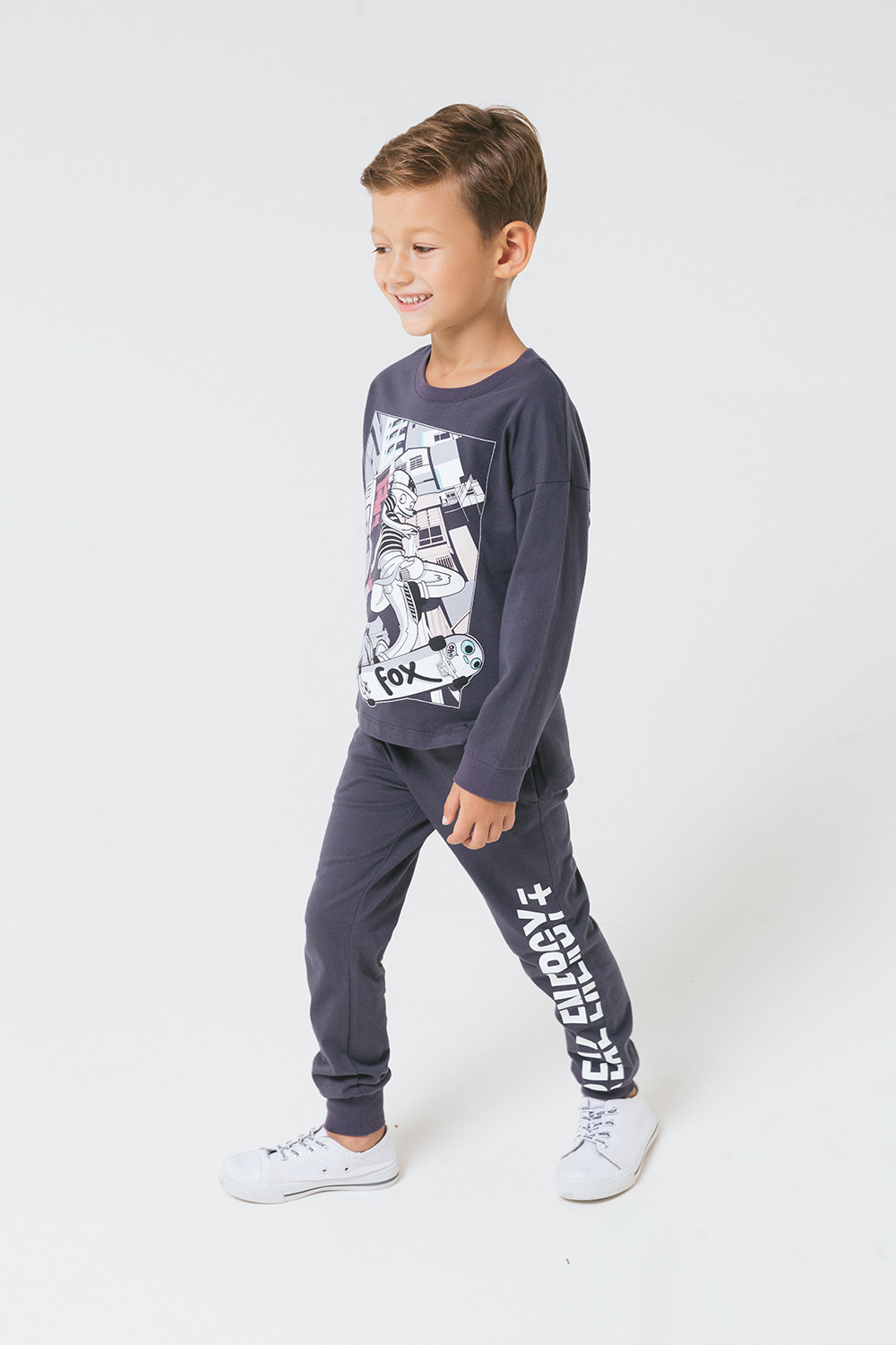 картинка Джемпер для мальчиков Crockid КР 300941 темно-серый к252 от магазина детских товаров ALiSa