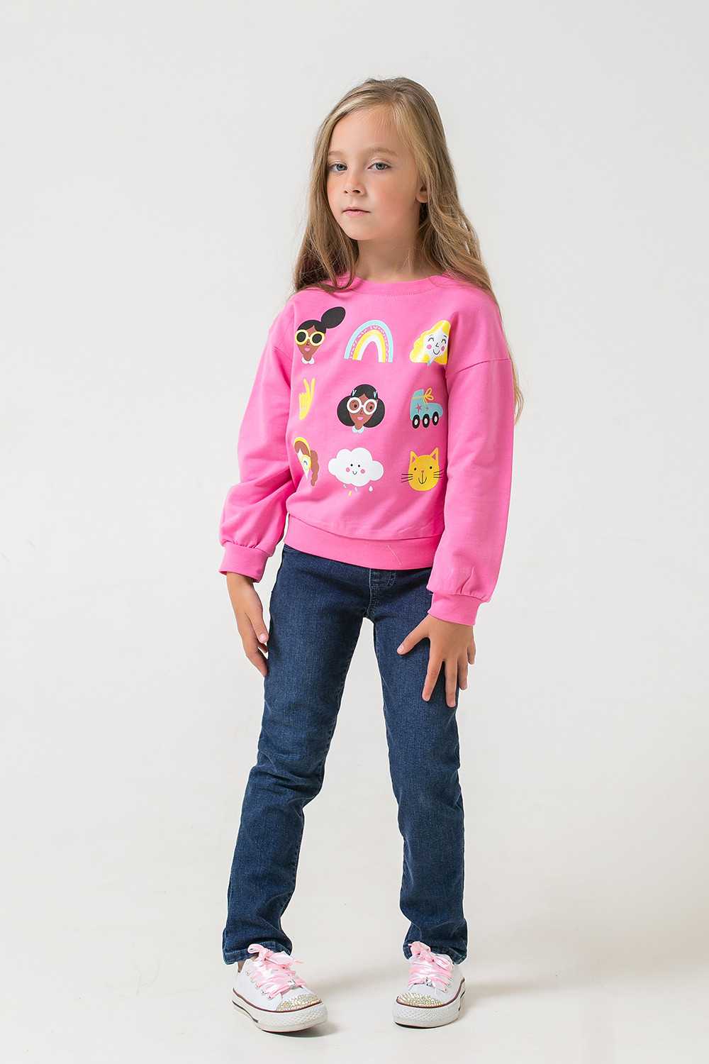 картинка Джемпер для девочки Crockid К 300953 розовый к1258 от магазина детских товаров ALiSa