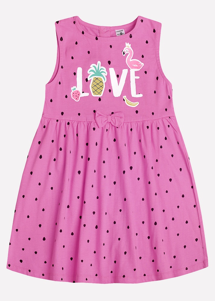 картинка Платье для девочки Crockid К 5433 арбуз на розовом облаке к1234 от магазина детских товаров ALiSa