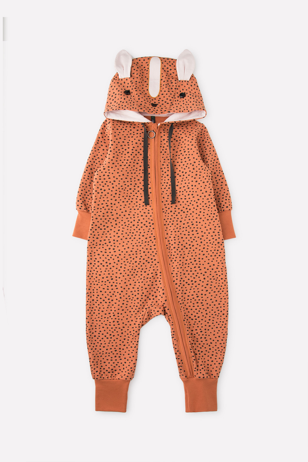 картинка Комбинезон для девочки Crockid КР 6383 миндаль, маленькие пятнышки к293 от магазина детских товаров ALiSa