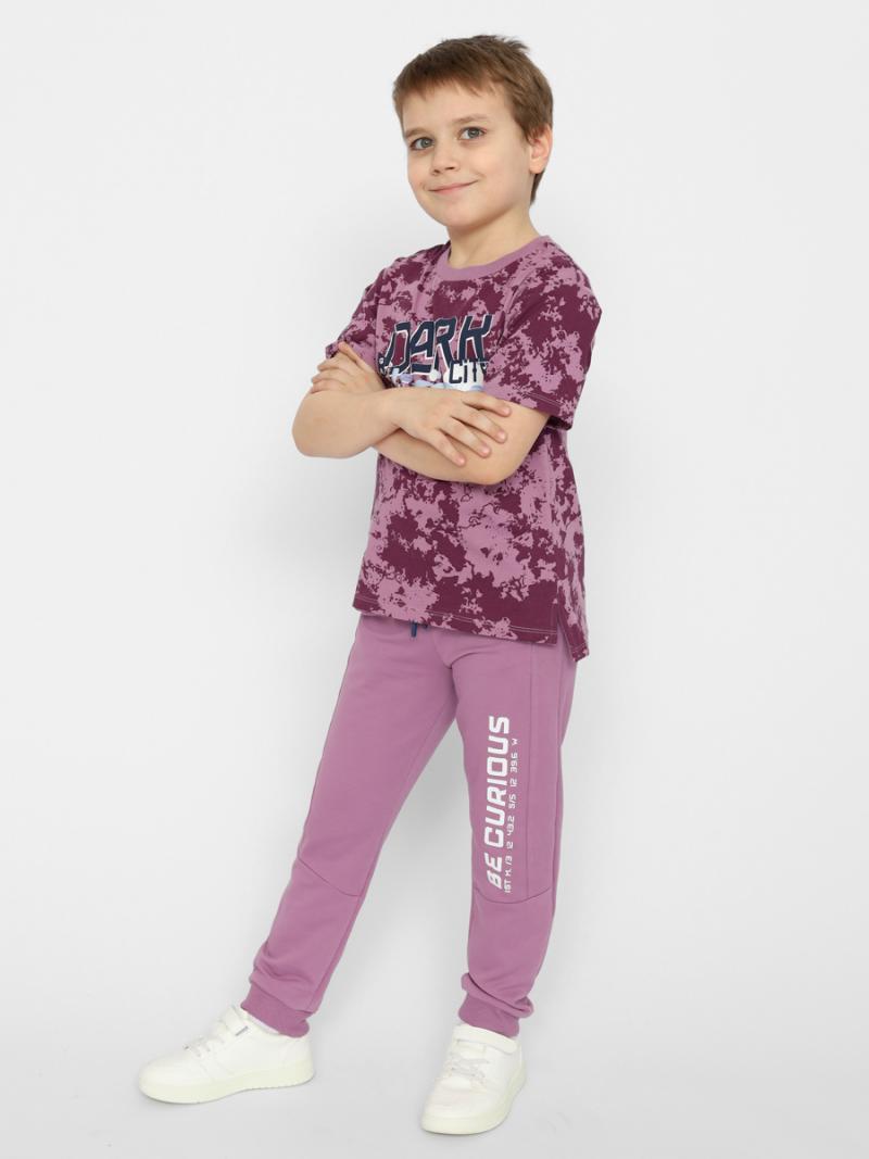 картинка Футболка для мальчика Cherubino CSKB 63464-44-353 Фиолетовый от магазина детских товаров ALiSa