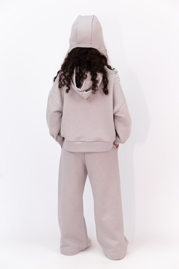 картинка Комплект для девочки Baby Boom КД536/2-Ф Светло-серый Б118 от магазина детских товаров ALiSa