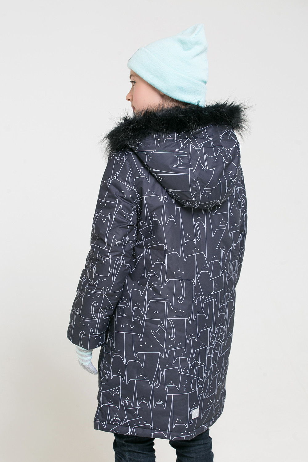 картинка Пальто зимнее для девочки Crockid ВК 38056/н/1 ГР от магазина детских товаров ALiSa