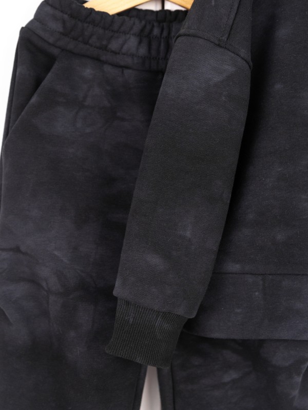 картинка Комплект для мальчика Baby Boom КД537/4-Ф Тай-дай чёрный Б118 от магазина детских товаров ALiSa