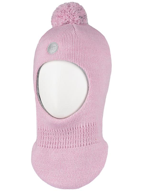 картинка Балаклава утепленная для девочки NIKASTYLE 10з15225 Светлая роза от магазина детских товаров ALiSa