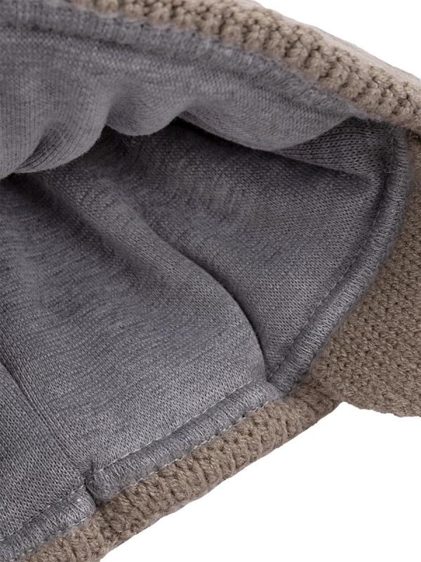 картинка Комплект шапка манишка для девочки NIKASTYLE 12з16024 Беж от магазина детских товаров ALiSa