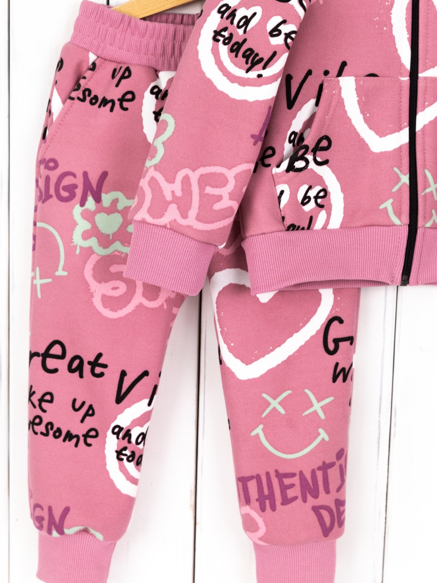 картинка Комплект для девочки Baby Boom КД524/1-Ф Граффити Б117 от магазина детских товаров ALiSa