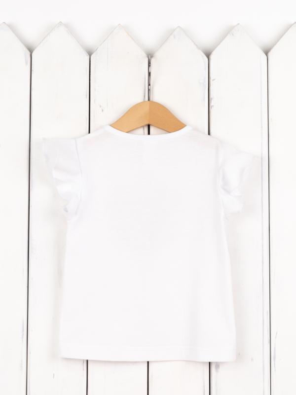 картинка Футболка для девочки Baby Boom Ф157/2-К Белый от магазина детских товаров ALiSa