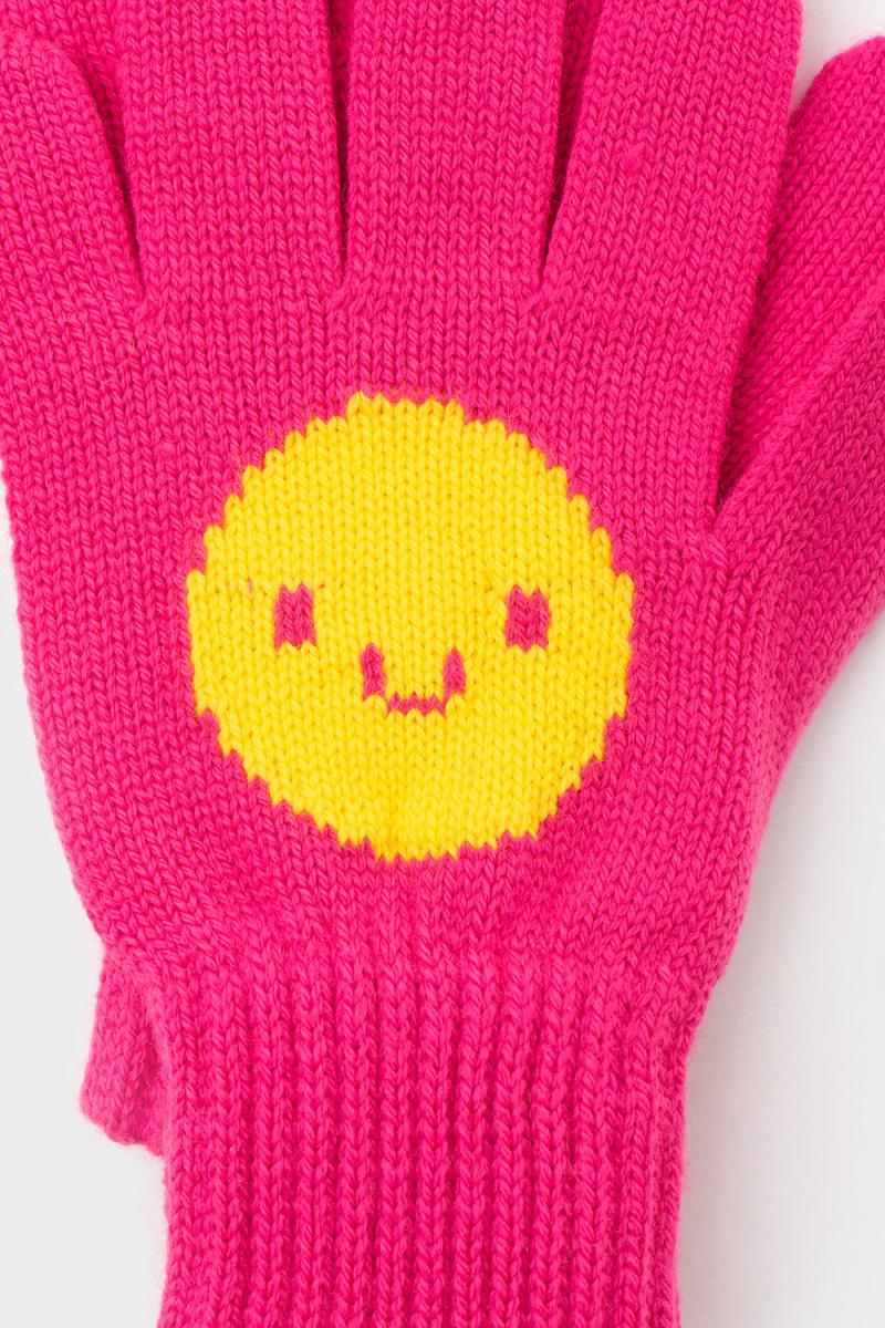 картинка Перчатки для девочки Crockid КВ 10015 насыщенно-розовый от магазина детских товаров ALiSa