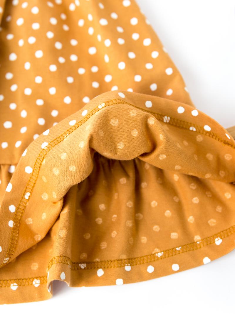 картинка Платье для девочки Baby Boom С204/2-К Snowballs на миндале от магазина детских товаров ALiSa