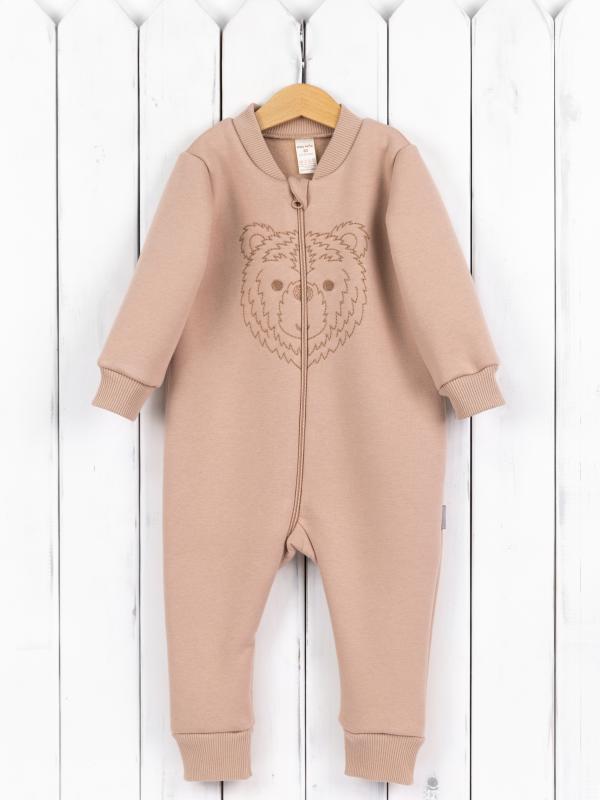 картинка Комбинезон на манжете Baby Boom К376/8-Ф Светло-бежевый от магазина детских товаров ALiSa