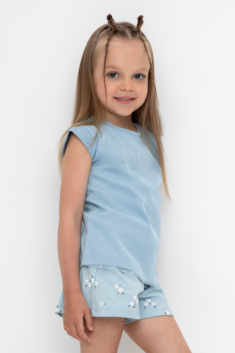 картинка Футболка для девочки Crockid К 302133 незабудка от магазина детских товаров ALiSa