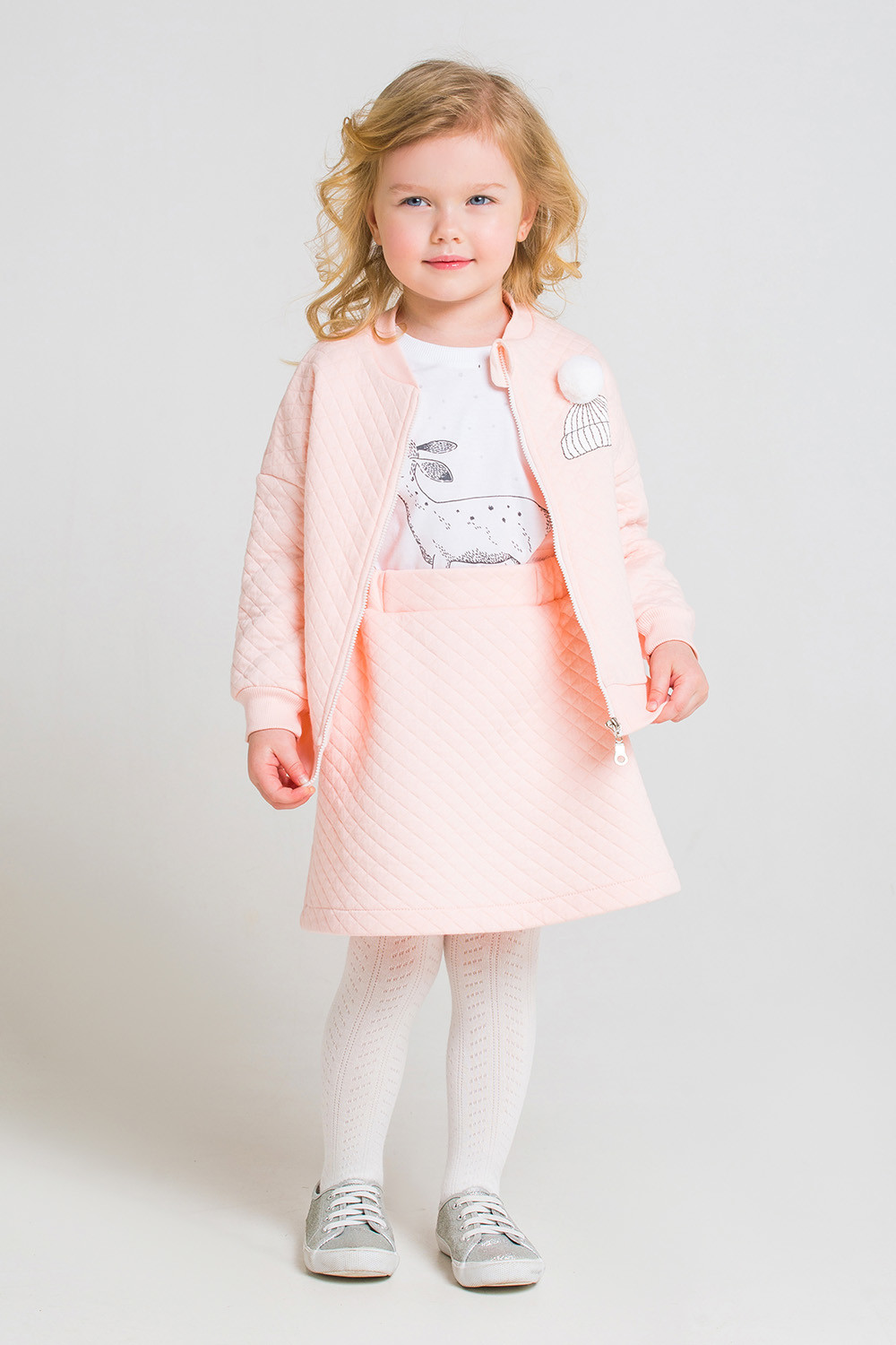 картинка Юбка для девочки Crockid КР 7075 светло-розовый к219 от магазина детских товаров ALiSa