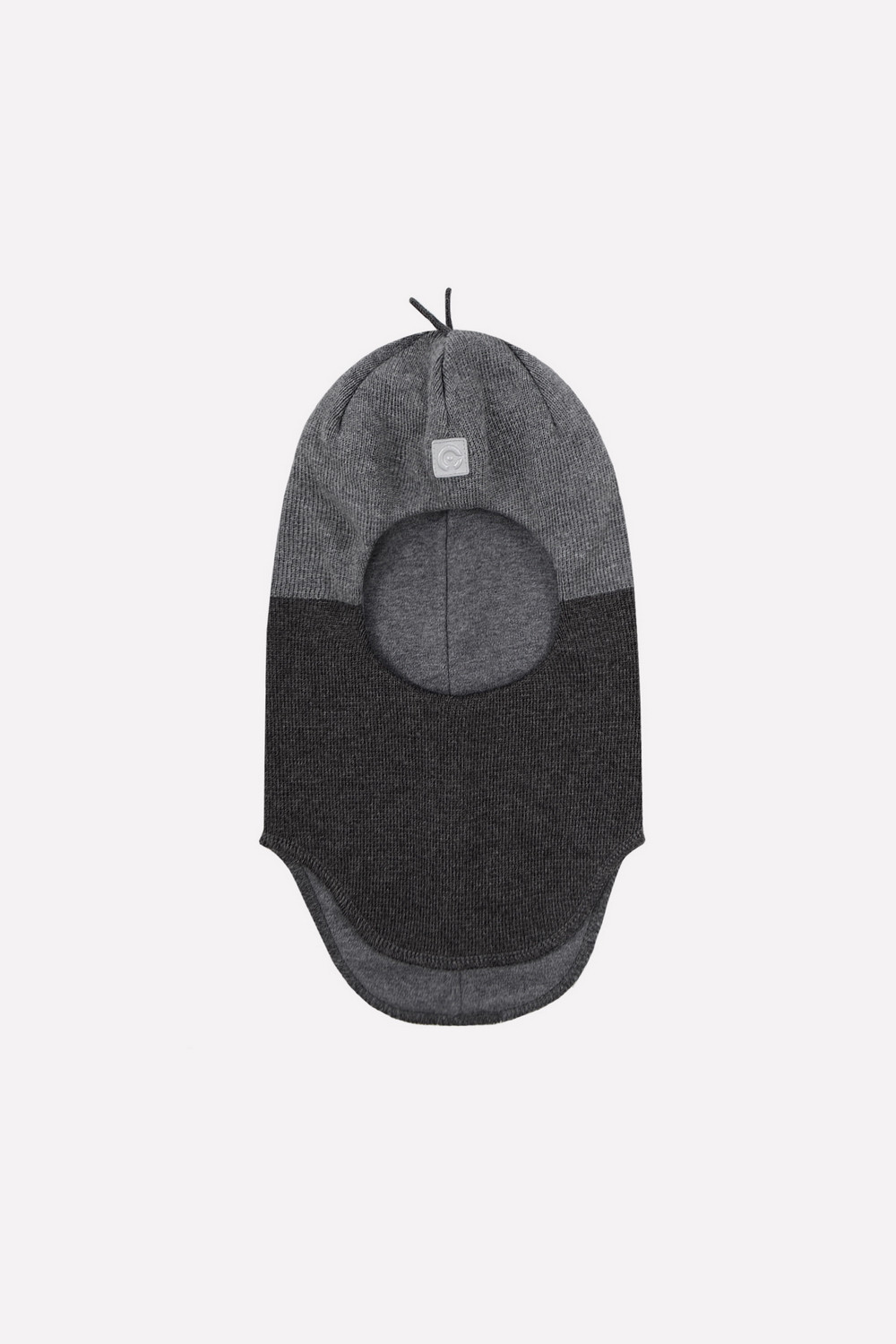 картинка Шапка-шлем для мальчика Crockid КВ 20023/21 серый меланж, серый от магазина детских товаров ALiSa