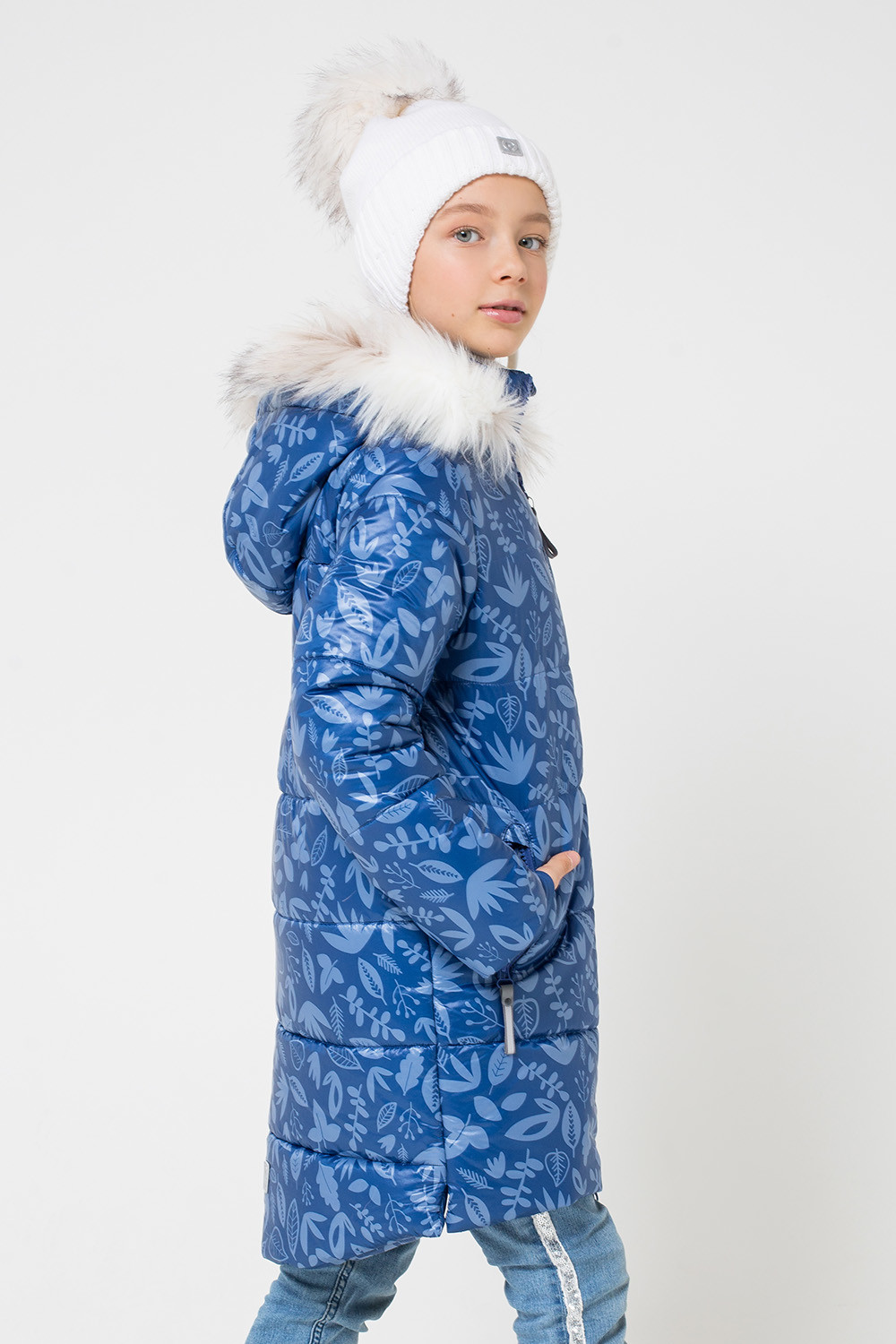 картинка Пальто зимнее для девочки Crockid ВК 38043/н/1 ГР от магазина детских товаров ALiSa