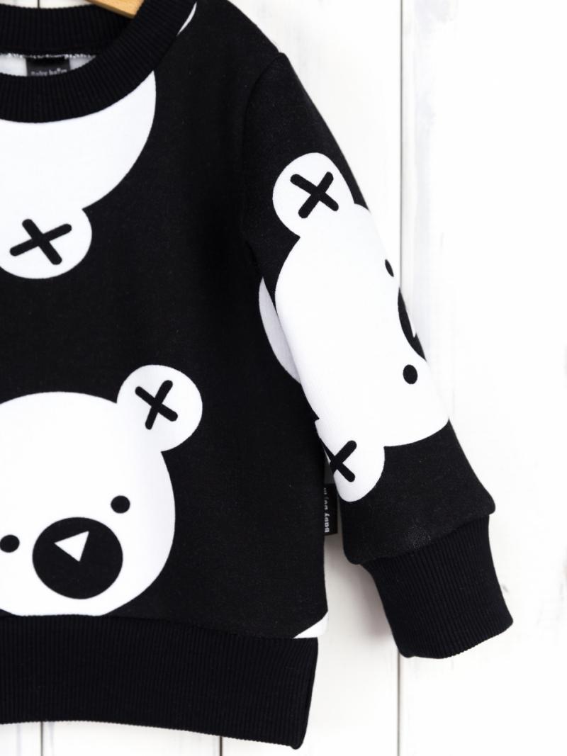 картинка Комплект детский Baby Boom КД477/1-Ф Мишки на чёрном от магазина детских товаров ALiSa