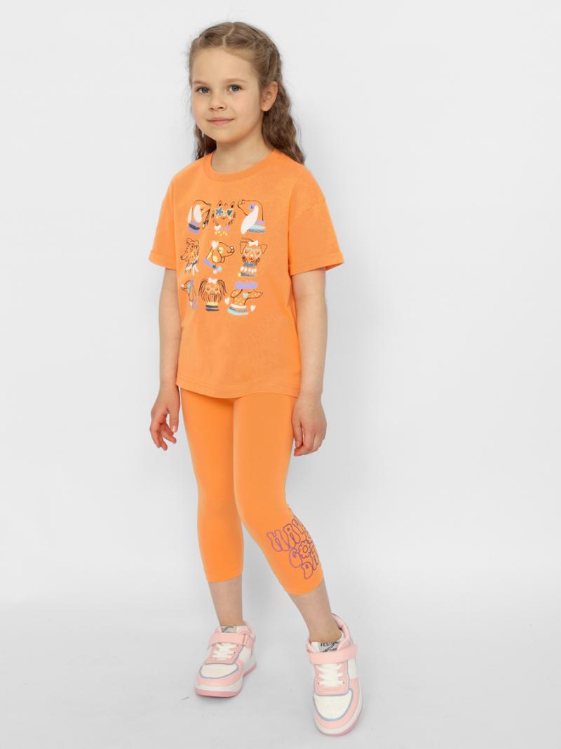 картинка Бриджи для девочки Cherubino CSKG 70376-29-372 Оранжевый от магазина детских товаров ALiSa