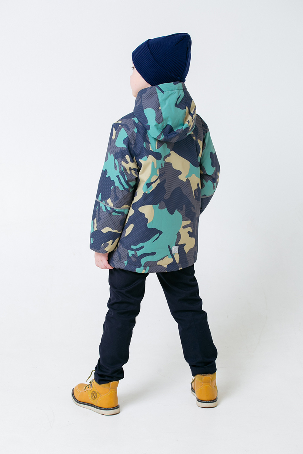 картинка Куртка демисезонная утепленная для мальчика Crockid ВК 30092/н/1 ГР от магазина детских товаров ALiSa