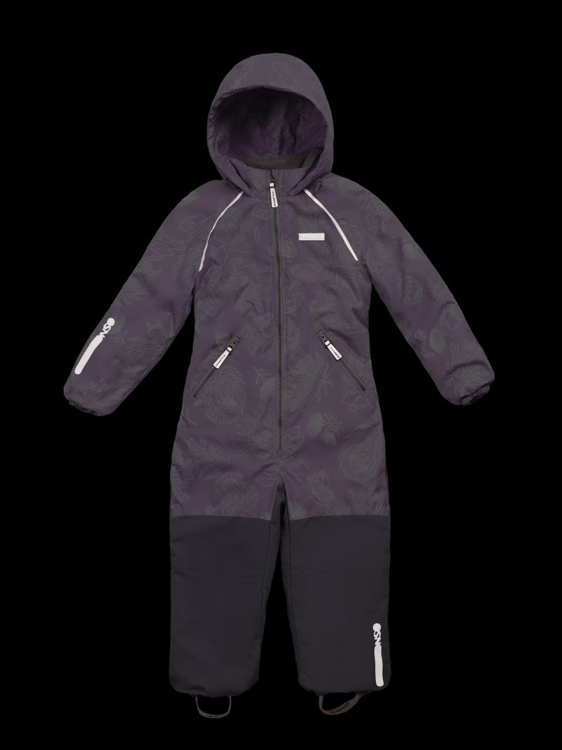 картинка Комбинезон утеплённый для девочки NIKASTYLE 8м1825 Лаванда серый от магазина детских товаров ALiSa