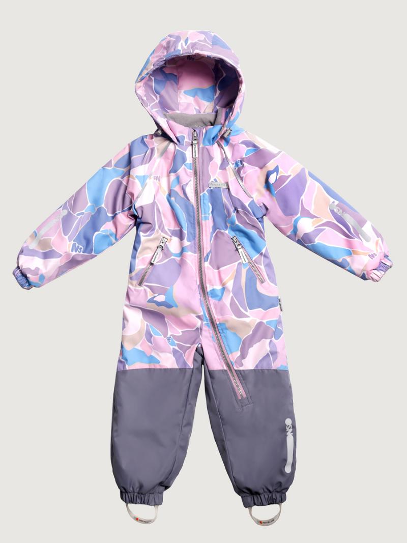 картинка Комбинезон утеплённый для девочки NIKASTYLE 8м1025 Розовый серый от магазина детских товаров ALiSa