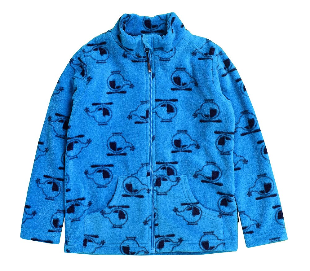 картинка Куртка для мальчика Crockid ФЛ 34015 яр.т голубой вертолетики от магазина детских товаров ALiSa